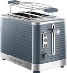 RUSSELL HOBBS Toaster "Inspire 24373-56 Grau", grau, B:30,5cm H:19,1cm T:16,5cm,