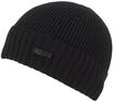 Beanie BOSS "Fati", Herren, schwarz, Grobstrick, Wolle, unifarben, M&uuml;tzen...