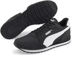 Sneaker PUMA "ST RUNNER V3 NL", Damen, Gr. 37, schwarz-wei&szlig; (puma schwarz, puma