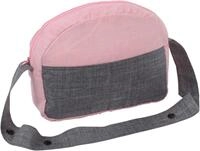 Puppen Wickeltasche CHIC2000 "Jeans Grey", rosa (melange grau, rosa),
