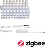 PAULMANN LED-Streifen "MaxLED 500 Basisset Smart Home Zigbee", silber (silberfarben),