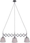 N&Auml;VE Pendelleuchte "ADRIENNE", braun (braun, natur), 3, &Oslash; 52cm, 1 Stk., Leuchten,