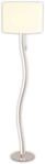 N&Auml;VE LED Stehlampe "Aurelia", grau (chromfarben), 1, &Oslash; 40cm H: 163cm, 1 Stk.,