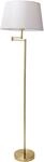 N&Auml;VE Stehlampe "Bologna", beige (beige, messing), 1, &Oslash; 40cm H: 158cm, 1 Stk.,