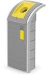 M&uuml;lleimer HAILO "ProfiLine WSB Design Plus XXXL", grau (staubgrau (ral 7037)),