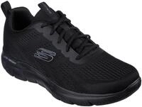Sneaker SKECHERS "SUMMITS-TORRE", Herren, Gr. 40, schwarz (schwarz uni), Textil,