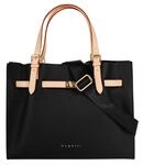 Henkeltasche BUGATTI "ELLA", Damen, Gr. B/H/T: 37cm x 27cm x 14cm onesize, schwarz,