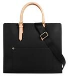 Henkeltasche BUGATTI "ELLA", Damen, Gr. B/H/T: 36cm x 30cm x 12cm onesize, schwarz,