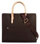 Henkeltasche BUGATTI "ELLA", Damen, Gr. B/H/T: 36cm x 30cm x 12cm onesize, braun,