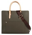 Henkeltasche BUGATTI "ELLA", Damen, Gr. B/H/T: 36cm x 30cm x 12cm onesize, gr&uuml;n