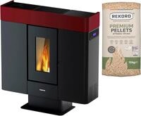 Pelletofen FREEPOINT "Moon airtight", schwarz, Kamin&ouml;fen, Pelletofen, 340 W, 230 V