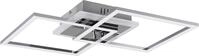 REALITY LEUCHTEN LED Deckenleuchte "Venida", grau (chrom), 1, H: 7,5cm, 1 Stk.,