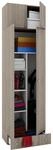 Mehrzweckschrank VCM "Holz Besenschrank Staubsauger Putzschrank Vandol", braun