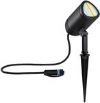 LED Gartenstrahler PAULMANN "Plug & Shine Spot Shira", grau (anthrazit), B:7,4cm