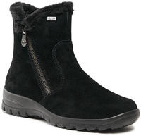 Winterstiefelette RIEKER, Damen, Gr. 36, schwarz, Textil, Veloursleder, Schuhe