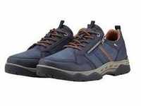 TOM TAILOR Herren Trekking-Schuhe mit hochwertigem Kunstleder, blau, Colour Blocking,