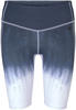 TOM TAILOR Damen Skinny Fit Shorts, blau, Farbverlauf / Dip-Dye, Gr. XS