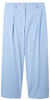 TOM TAILOR Damen Plus - Wide Leg Hose mit recyceltem Polyester, blau, Uni, Gr....