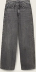 Tom Tailor 1041068_10219, TOM TAILOR M&auml;dchen Wide Leg Jeans, grau, Uni, Gr. 140