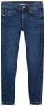 TOM TAILOR Jungen RYAN SKINNY Jeans, blau, Uni, Gr. 152