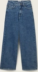 Tom Tailor 1041327_10110, TOM TAILOR M&auml;dchen Wide Leg Jeans mit Stretch, blau, Uni,