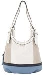 TOM TAILOR Damen TTJUNA S Shopper mit Colour Blocking, blau, Colour Blocking, Gr.