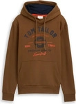 Tom Tailor 1043292_23900, TOM TAILOR Herren Hoodie Sweatshirt mit Logo-Print, braun,