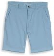 TOM TAILOR Herren TTSLIM Chino Shorts, blau, Uni, Gr. 34