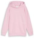 TOM TAILOR M&auml;dchen Oversize Hoodie Sweatshirt mit R&uuml;ckenprint, rosa, Uni, Gr....