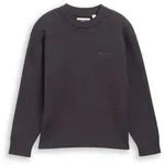 TOM TAILOR Jungen Oversize Strickpullover mit Print, grau, Uni, Gr. 152