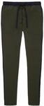 TOM TAILOR Herren Gestreifte Pyjama-Hose, gr&uuml;n, Streifenmuster, Gr. 50
