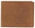 TOM TAILOR Herren TTRON Brieftasche aus Leder, braun, Uni, Gr. ONESIZE