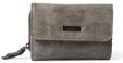 TOM TAILOR Damen TTELIN Portemonnaie mit Logo-Applikation, grau, Uni, Gr. ONESIZE