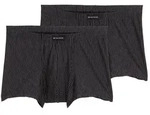 TOM TAILOR Herren Kurze Boxershorts im 2er-Pack, schwarz, Gestreift, Gr. M/5