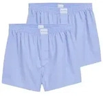 TOM TAILOR Herren Boxershorts aus Baumwolle im 2er-Pack, blau, Gemustert, Gr. L/6