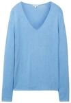 TOM TAILOR Damen Pullover mit V-Ausschnitt, blau, Meliert, Gr. M