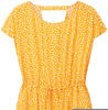 TOM TAILOR DENIM Damen Basic Kleid, orange, Blumenmuster, Gr. XL