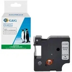 G&G Schriftband kompatibel zu Dymo D1/ 45800/ S0720820 schwarz auf transparent 1