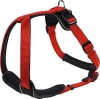 HUNTER Hundegeschirr Neopren rot, Gr. L-XL, Breite: ca. 25 mm, Bauchumfang: ca. 77 -