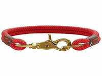 HUNTER Hundehalsband Oss rot, Gr. 35, Breite: 2 x Ø ca. 8 mm, Länge: ca. 35 cm