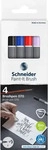Schneider 4er Set Brushpen Paint-It farbig sortiert