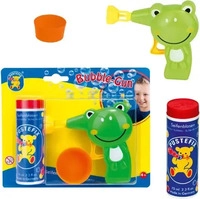 PUSTEFIX Seifenblasenpistole Bubble Gun B&auml;r rot