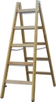 Krause Klapp-Holzleiter 2x5 Sprossen natur