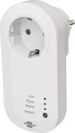 brennenstuhl WiFi-Steckdose mit 433 MHz Sender WA 3600, wei&szlig;