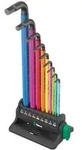 WERA Winkelschl&uuml;sselsatz Innensechskant Multicolour Hex-Plus metrisch