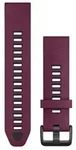 GARMIN Wechselarmband Smartwatch | Quickfit-Silikon | Merlot/Graphit 2