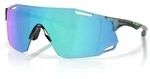 OAKLEY Sonnenbrille Cybr Dyno Polished Black | Prizm Sapphire OO9513D-