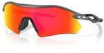 OAKLEY Sonnenbrille Radar Plate Matte Carbon | Prizm Ruby OO9495D-0336