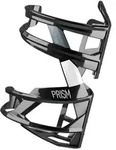 ELITE Trinkflaschenhalter Prism schwarz gl&auml;nzend | links schwarz-wei�
