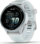 GARMIN 010-02970-01, Garmin Forerunner 570 - 42 mm Steinweiss/Cloud Blue Aluminium